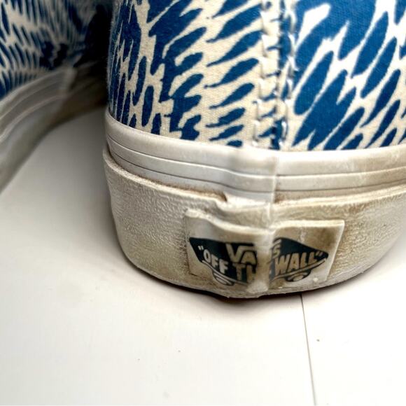 Vans Sneakers Tennis Shoes Blue White Size 9 - Picture 5 of 10